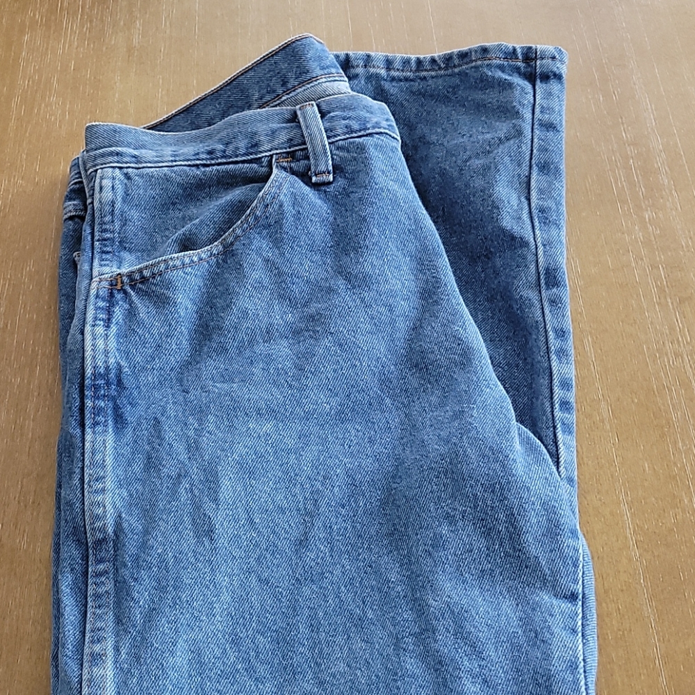 VINTAGE RUSTLER RIGID  DENIM JEANS - Picture 9 of 9